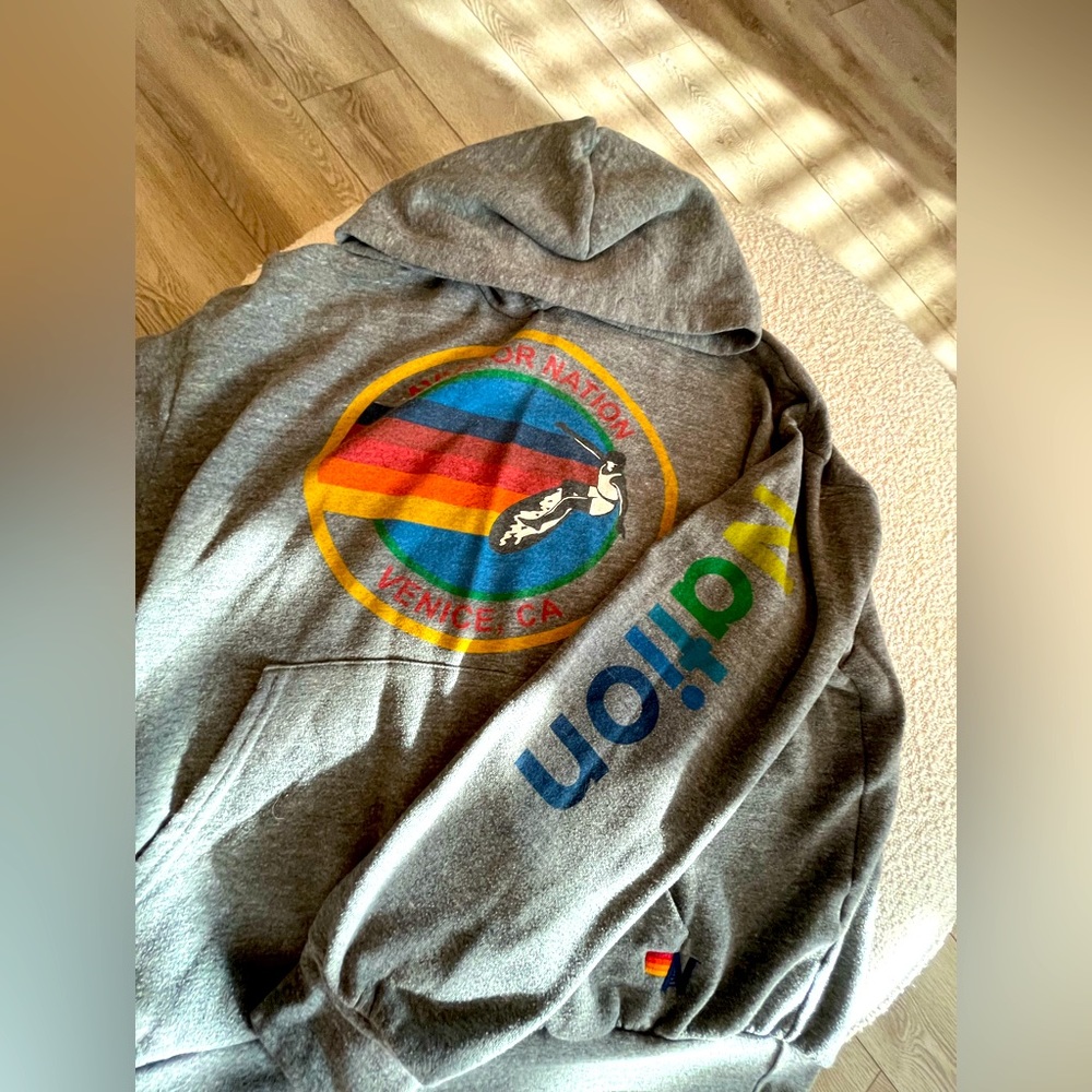 Aviator Nation Grey Venice Hoodie